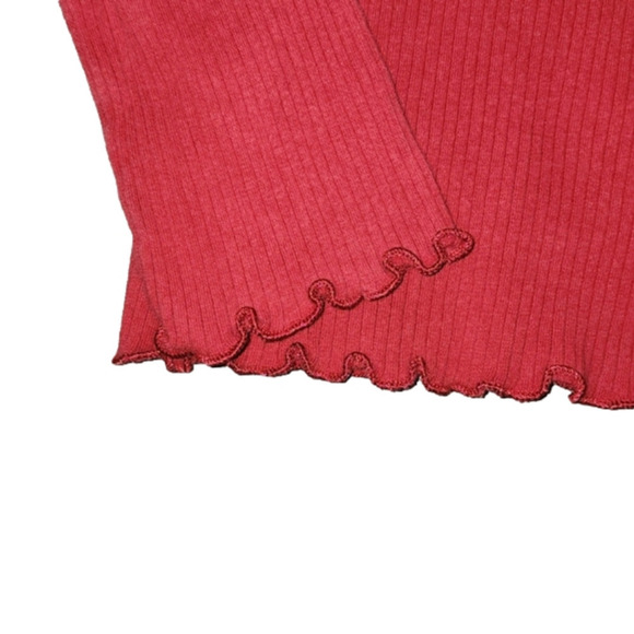 Old NAVY red long sleeve turtleneck - Picture 2 of 4